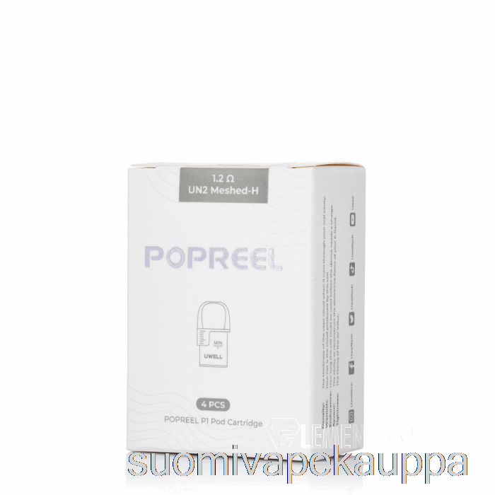 Vape Nesteet Uwell Popreel P1 Vaihtokotelot 1,2 Ohm Popreel P1 Kotelot